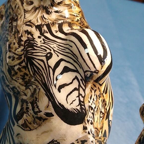 Vintage LaVie Jungle Safari Hand painted Hidden Safari Animals Camel - Picture 6 of 8